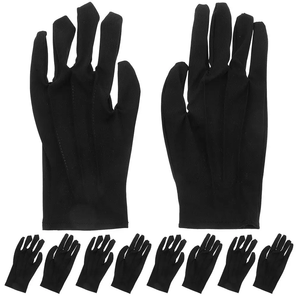 5Pairs Black Nylon Gloves Breathable Lint- Gloves for Jewelry Handling Watch Coin Inspection Multitasking
5Pairs Black Nylon Gloves Breathable Lint- Gloves for Jewelry Handling Watch Coin Inspection Multitasking