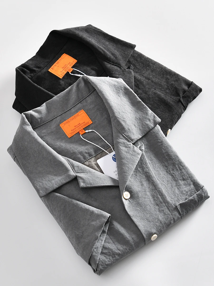 Retro Japanese Style Copper Ammonia Velvet Short Sleeve Casual Shirt for Men Summer Loose Wide Fit Cuban Collar Trendy Top
Retro Japanese Style Copper Ammonia Velvet Short Sleeve Casual Shirt for Men Summer Loose Wide Fit Cuban Collar Trendy Top