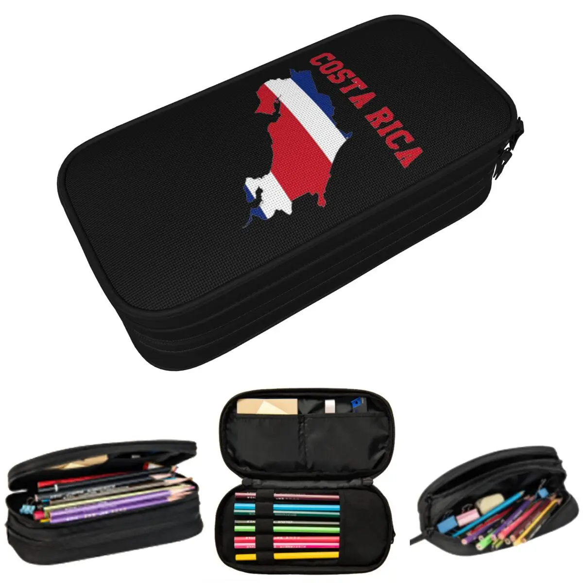Costa Rica Flag Graphic Pencil Case for Boys Girls School Pen Box Pencil Bag Stationery Supplies Pen Holder Bag
Costa Rica Flag Graphic Pencil Case for Boys Girls School Pen Box Pencil Bag Stationery Supplies Pen Holder Bag