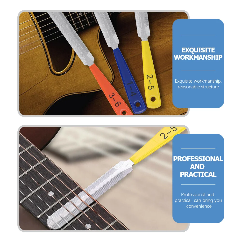 1Set Guitar Nut File Round Groove Tempered Edge Instrument Modifying Luthier Tool for Electric Guitar Ukulele Mandolin Bass 
1Set Guitar Nut File Round Groove Tempered Edge Instrument Modifying Luthier Tool for Electric Guitar Ukulele Mandolin Bass