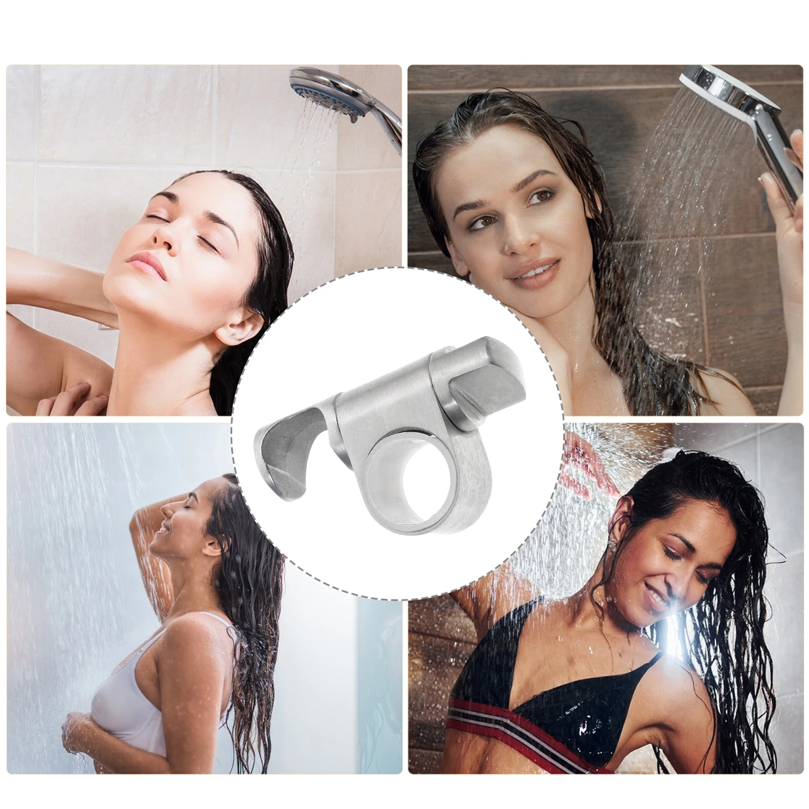 Sliding Stainless Steel Adjustable Shower Arm Holder Holder Durable H Shower Bracket 360 Degree Rotation Bathroom Accessories
Sliding Stainless Steel Adjustable Shower Arm Holder Holder Durable H Shower Bracket 360 Degree Rotation Bathroom Accessories