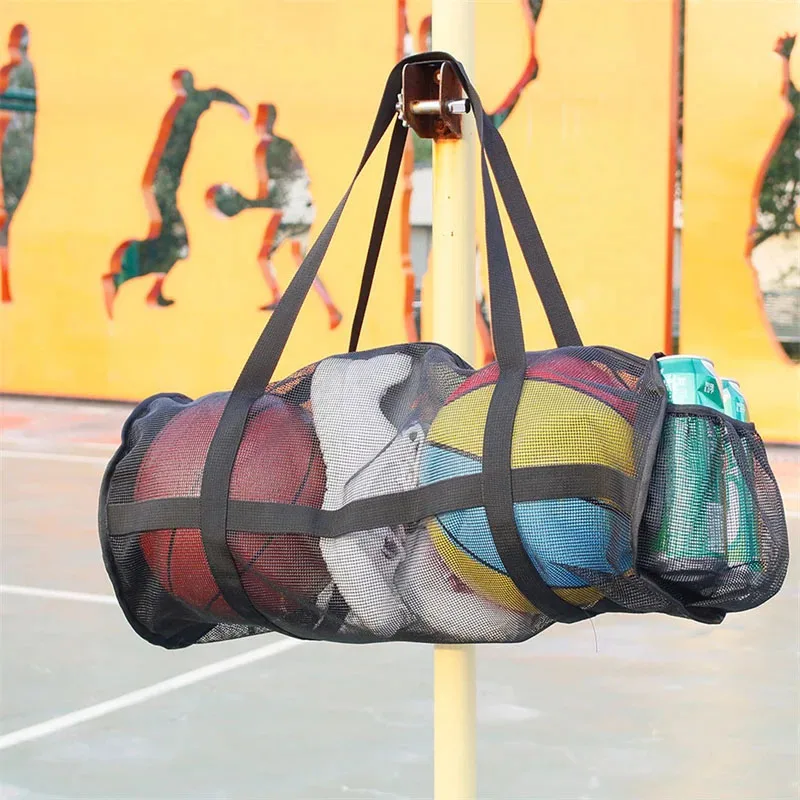 Basketball Mesh Bag Large Capacity Portable Ball Carrier For Basketball Football Volleyball Sports Equipment Organizer Storage
Basketball Mesh Bag Large Capacity Portable Ball Carrier For Basketball Football Volleyball Sports Equipment Organizer Storage