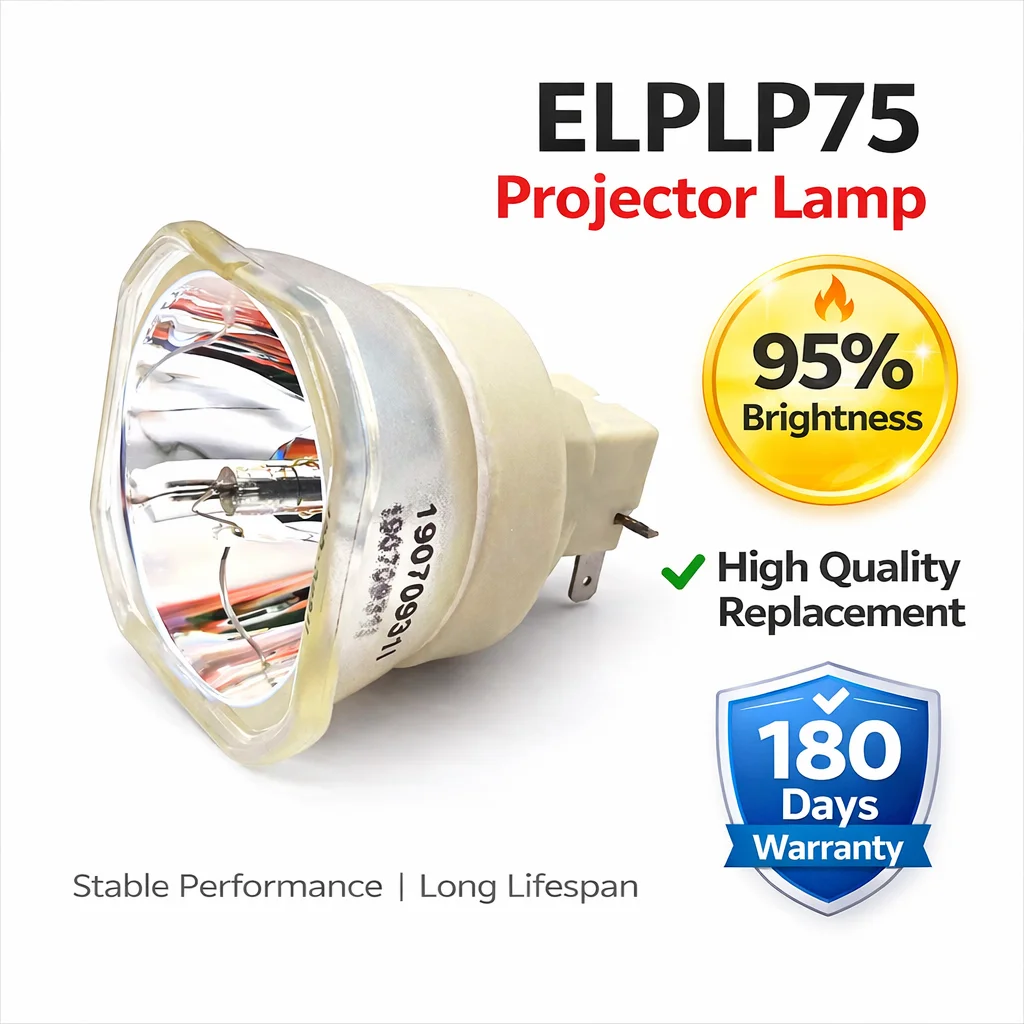 ELPLP75 Projector Lamp Compatible with EB-C765XN C754XN C745WN C745XN C750X C760X 1945W 1940W 1965 High Brightness Bulb
ELPLP75 Projector Lamp Compatible with EB-C765XN C754XN C745WN C745XN C750X C760X 1945W 1940W 1965 High Brightness Bulb