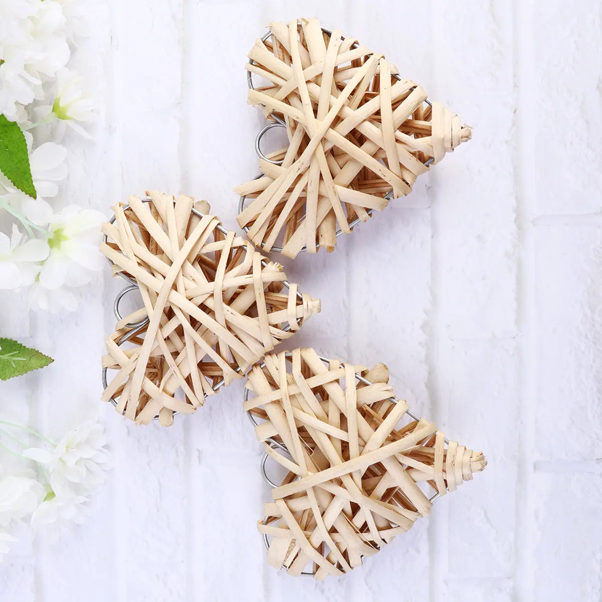 6pcs Rattan Heart Shaped Decorative Hanging Wall Ornament Accessories Valentines Day Wedding Retro Style
6pcs Rattan Heart Shaped Decorative Hanging Wall Ornament Accessories Valentines Day Wedding Retro Style