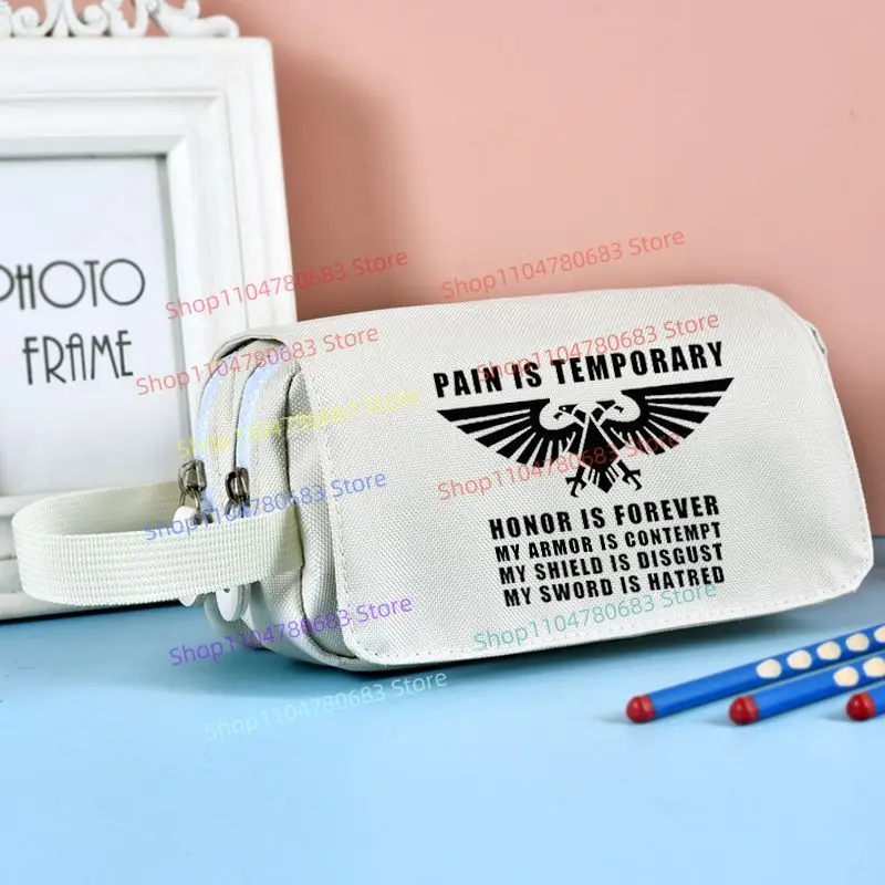 40K Imperial Eagle Pencil Case Large Capacity Double Zipper Handheld Pen Bag Stationery Storage Pouch Boys Anime Holiday Gift
40K Imperial Eagle Pencil Case Large Capacity Double Zipper Handheld Pen Bag Stationery Storage Pouch Boys Anime Holiday Gift