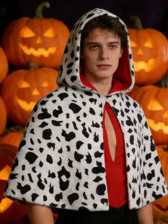 Halloween Party Role Play Short Double Layered Hooded Shawl Spot Dog Adult And Child Shawl Polyester Spring 2026 Fashion
Halloween Party Role Play Short Double Layered Hooded Shawl Spot Dog Adult And Child Shawl Polyester Spring 2026 Fashion