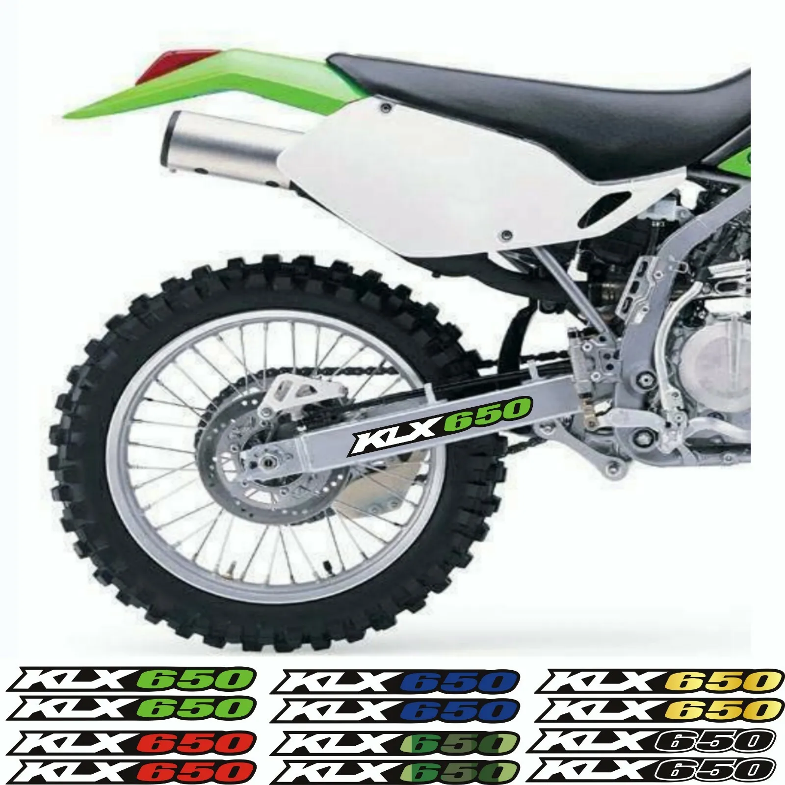 For KAWASAKI KLX KLX650 KLX650R Swingarm Stickers Air Box Tank Decals Reflection Sticker Decal Stripe
For KAWASAKI KLX KLX650 KLX650R Swingarm Stickers Air Box Tank Decals Reflection Sticker Decal Stripe
