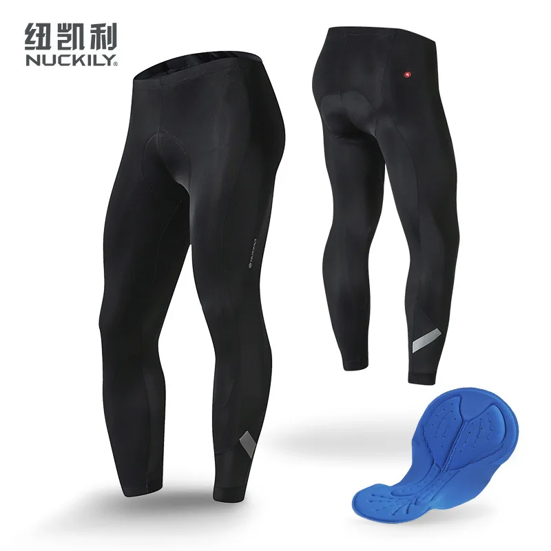 NUCKILY Men's Long Cycling Pants 3D Padded Quick Dry High Elastic Breathable Anti-Slip Cuff Reflective Bike Tights for Road MTB
NUCKILY Men's Long Cycling Pants 3D Padded Quick Dry High Elastic Breathable Anti-Slip Cuff Reflective Bike Tights for Road MTB