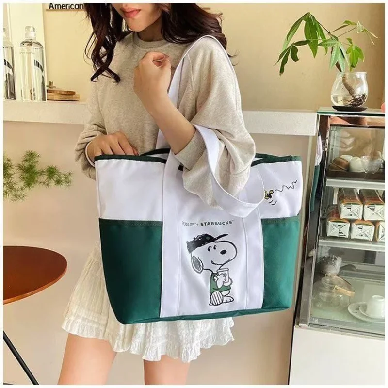 Snoopy Shoulder Bag Cartoon Canvas Tote Bag Fashion Large Capacity Shoulder Bag Women Casual Daily Handbag Christmas Gift
Snoopy Shoulder Bag Cartoon Canvas Tote Bag Fashion Large Capacity Shoulder Bag Women Casual Daily Handbag Christmas Gift