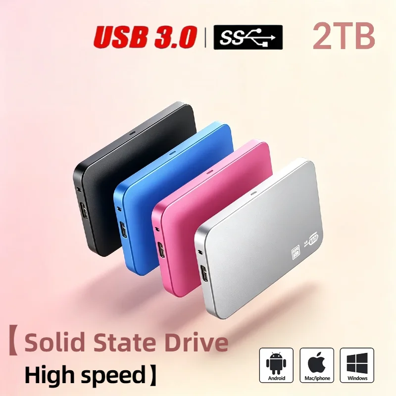 Genuine Portable 2TB External SSD USB 3.0 High Speed Transfer Large Capacity Hard Drive for PC Laptop Mac Desktop Ultra
Genuine Portable 2TB External SSD USB 3.0 High Speed Transfer Large Capacity Hard Drive for PC Laptop Mac Desktop Ultra