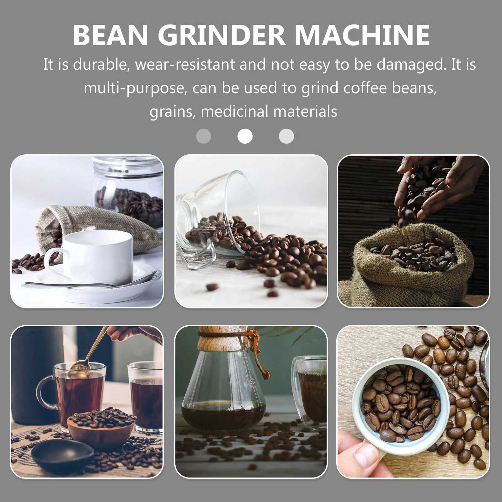 Electric Coffee Grinder for Home Kitchen Stainless Steel Blades Operation Transparent Cover Multi-Use Spice Beans Nuts
Electric Coffee Grinder for Home Kitchen Stainless Steel Blades Operation Transparent Cover Multi-Use Spice Beans Nuts
