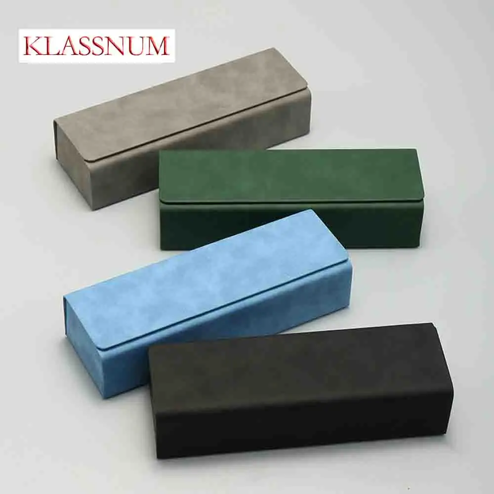 KLASSNUM Square Hard-shell Spectacle Case Men Women Glasses Case PU Leather Portable Anti-extrusion Sunglasses Storage Box
KLASSNUM Square Hard-shell Spectacle Case Men Women Glasses Case PU Leather Portable Anti-extrusion Sunglasses Storage Box