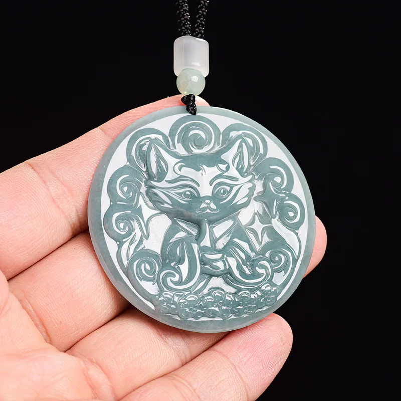 Myanmar Jadeite Fox Pendant Necklace Stone Fashion Accessories Carved Amulet Charm Burmese Jade Designer Real Jewelry Vintage
Myanmar Jadeite Fox Pendant Necklace Stone Fashion Accessories Carved Amulet Charm Burmese Jade Designer Real Jewelry Vintage