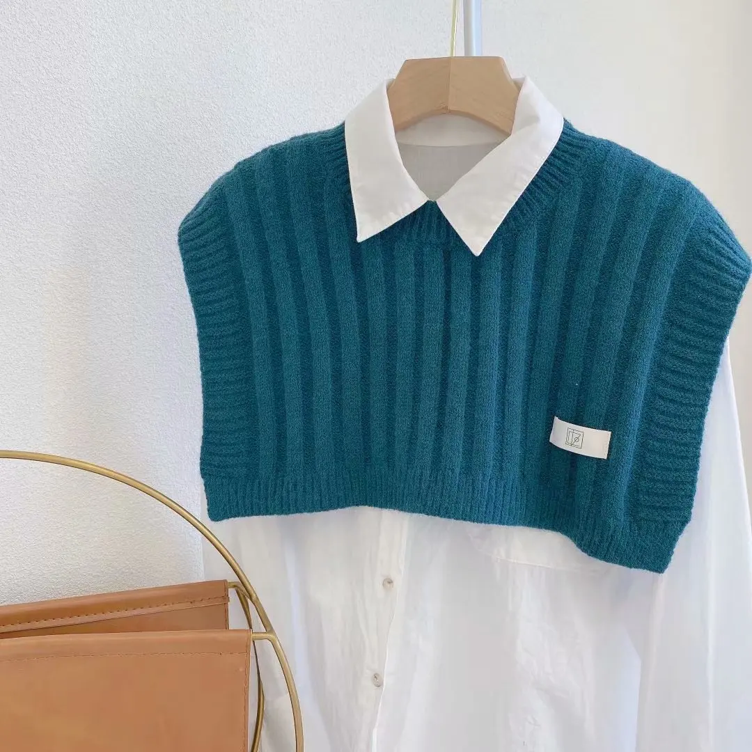 2022 Spring Autumn Knitting Shawl Air Conditioning Room Decoration Neck Protection False Collar Cloak Women Ponchos Capes Blue
2022 Spring Autumn Knitting Shawl Air Conditioning Room Decoration Neck Protection False Collar Cloak Women Ponchos Capes Blue