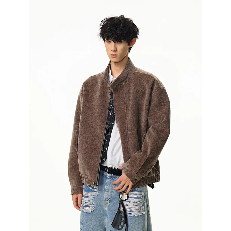 Men's Stand Collar Streetwear Vintage Fashion Loose Casual Cargo Jacket Spring Autumn Bomber Coat Outerwear
Men's Stand Collar Streetwear Vintage Fashion Loose Casual Cargo Jacket Spring Autumn Bomber Coat Outerwear