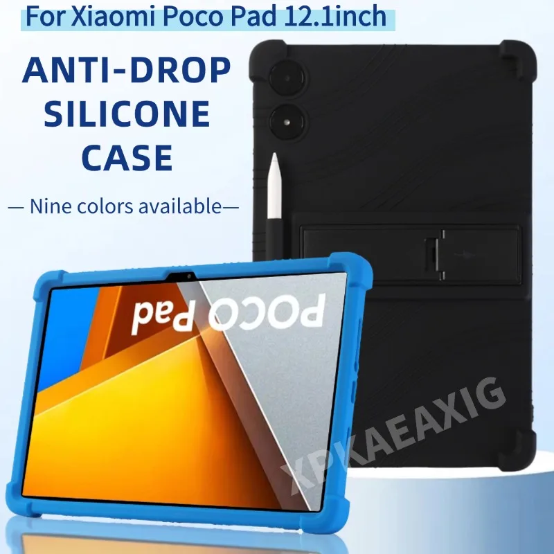 Для Xiaomi Poco Pad 12,1 дюйма Teclast противоударный чехол, мягкая силиконовая подставка, защитный чехол 2024, гибкий устойчивый к царапинам чехол
Для Xiaomi Poco Pad 12,1 дюйма Teclast противоударный чехол, мягкая силиконовая подставка, защитный чехол 2024, гибкий устойчивый к царапинам чехол