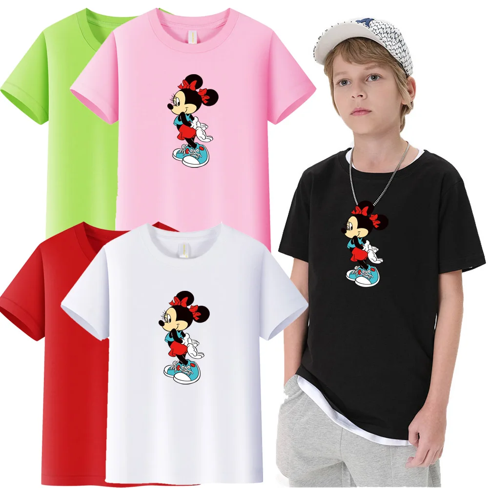 Girls Kawaii Mickey Mouse T-shirt Child Girl Clothing Toddler Tees Children Clothes Summer Short Sleeve Kids Boy Cartoon Tee Top
Girls Kawaii Mickey Mouse T-shirt Child Girl Clothing Toddler Tees Children Clothes Summer Short Sleeve Kids Boy Cartoon Tee Top