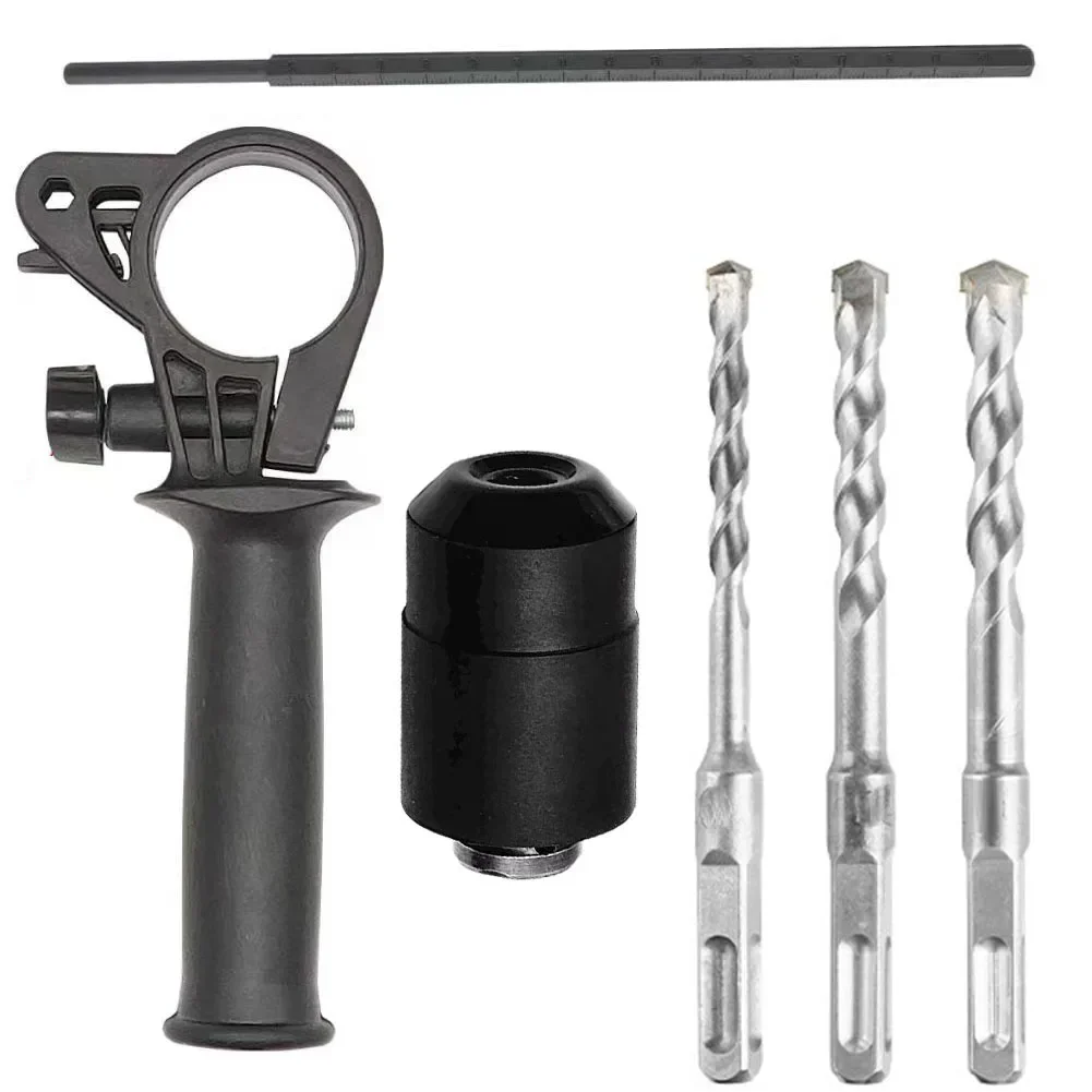 1set Electric Wrench To Electric Hammer Converter 1/2inch Hex Adapter With Square Shank 6/8/10mm Drill Bit Depth Gauge
1set Electric Wrench To Electric Hammer Converter 1/2inch Hex Adapter With Square Shank 6/8/10mm Drill Bit Depth Gauge