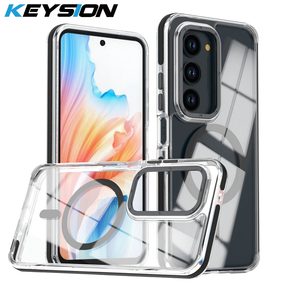 KEYSION HD Transparent Magnetic Case for MagSafe for Redmi 15 5G 169.5mm Clear Shockproof Phone Back Cover for Redmi 15 169.5mm
KEYSION HD Transparent Magnetic Case for MagSafe for Redmi 15 5G 169.5mm Clear Shockproof Phone Back Cover for Redmi 15 169.5mm