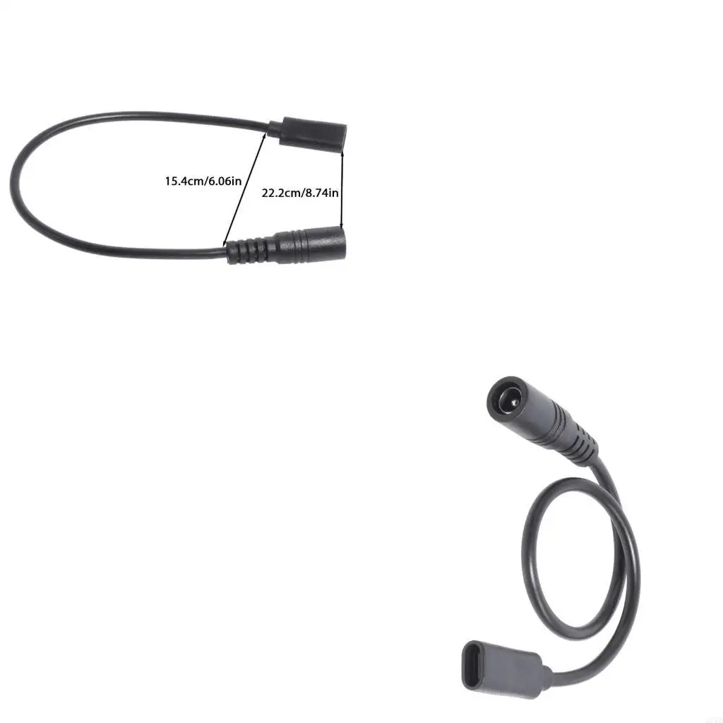 25 см тип C «мама» для 5521 5,5x2,1 мм «мама» удлинительный кабель-адаптер питания
25 см тип C «мама» для 5521 5,5x2,1 мм «мама» удлинительный кабель-адаптер питания