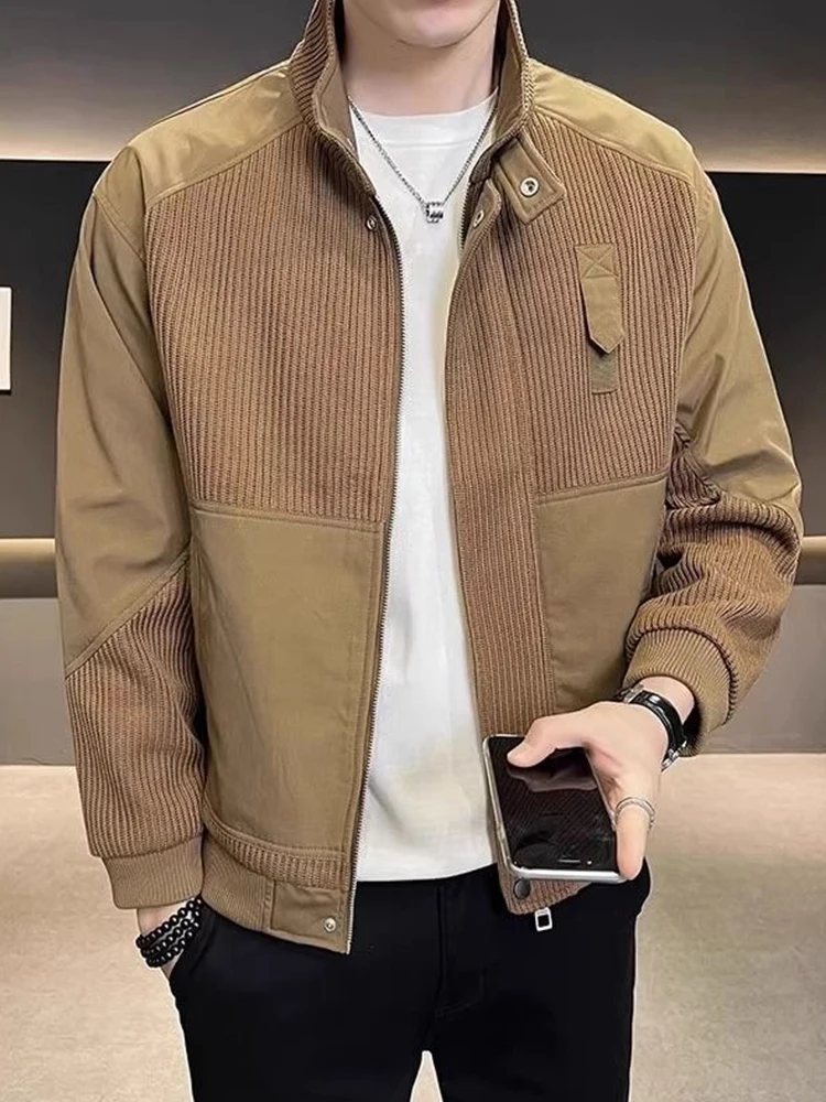 Faionable Slim Fit Men's Jaet Autumn Winter New Sle Casual Korean Version Corduroy Patchwork Busin Outerwear
Faionable Slim Fit Men's Jaet Autumn Winter New Sle Casual Korean Version Corduroy Patchwork Busin Outerwear