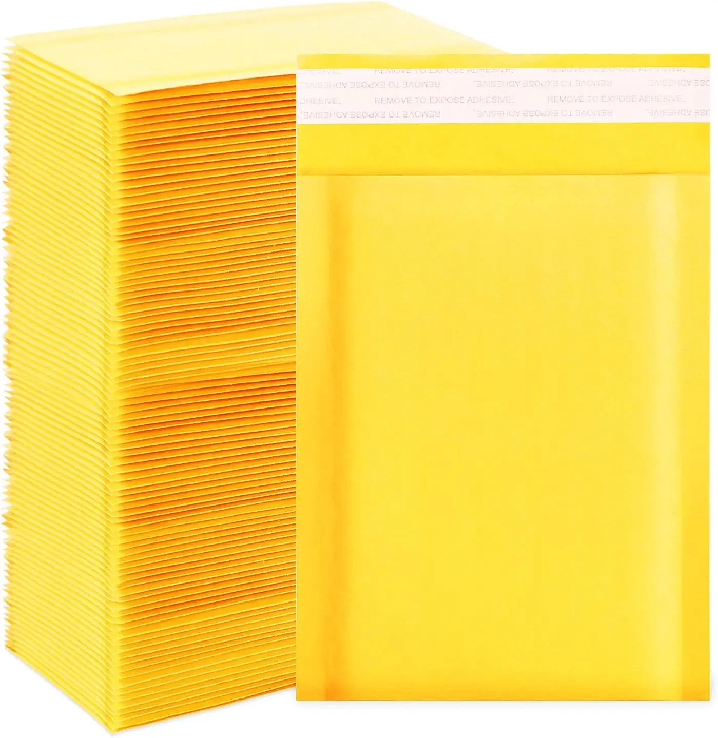 100 Pack 4x7 Kraft Bubble Mailers, Self-Sealing Paper Envelopes, Strong Adhesion, Waterproof Cushioned Padded Shipping Bags Yellow
100 Pack 4x7 Kraft Bubble Mailers, Self-Sealing Paper Envelopes, Strong Adhesion, Waterproof Cushioned Padded Shipping Bags Yellow