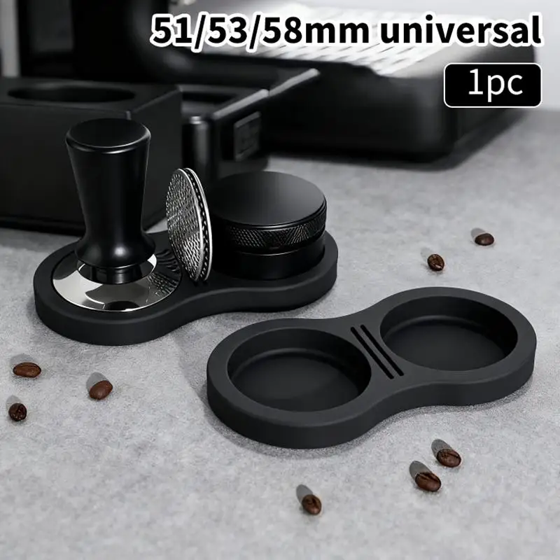 Coffee Tamper Silicone Mat Double Slot Design for Espresso Tamping Holder Easy to Clean for Home Cafe Bar
Coffee Tamper Silicone Mat Double Slot Design for Espresso Tamping Holder Easy to Clean for Home Cafe Bar