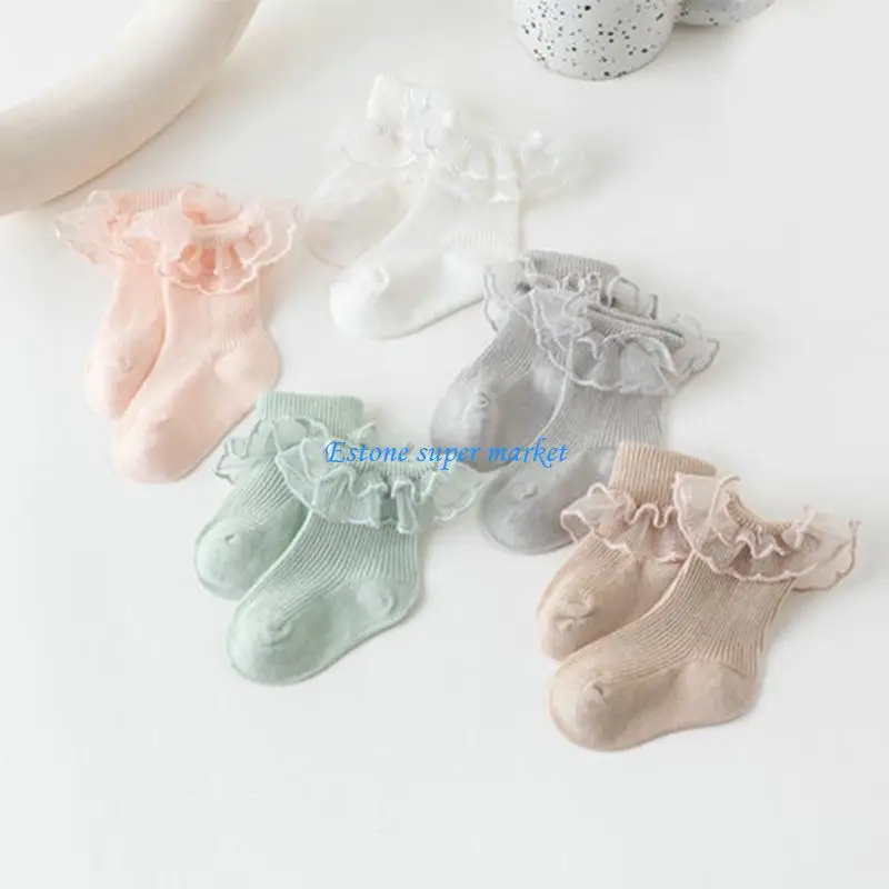 090B Nonslip Child Socks Elastic Ruffle Lace Socks Indoor Activity Socks Soft Ankle Socks Crawl Learning Toddlers Knit Socks
090B Nonslip Child Socks Elastic Ruffle Lace Socks Indoor Activity Socks Soft Ankle Socks Crawl Learning Toddlers Knit Socks