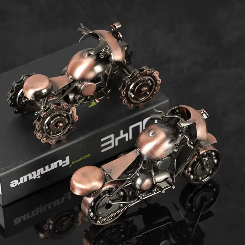 Industrial Off-Road Motorcycle Model, Vintage Bronze Decor, Creative Desk Display Piece, Unique Iron Art for Collectors
Industrial Off-Road Motorcycle Model, Vintage Bronze Decor, Creative Desk Display Piece, Unique Iron Art for Collectors