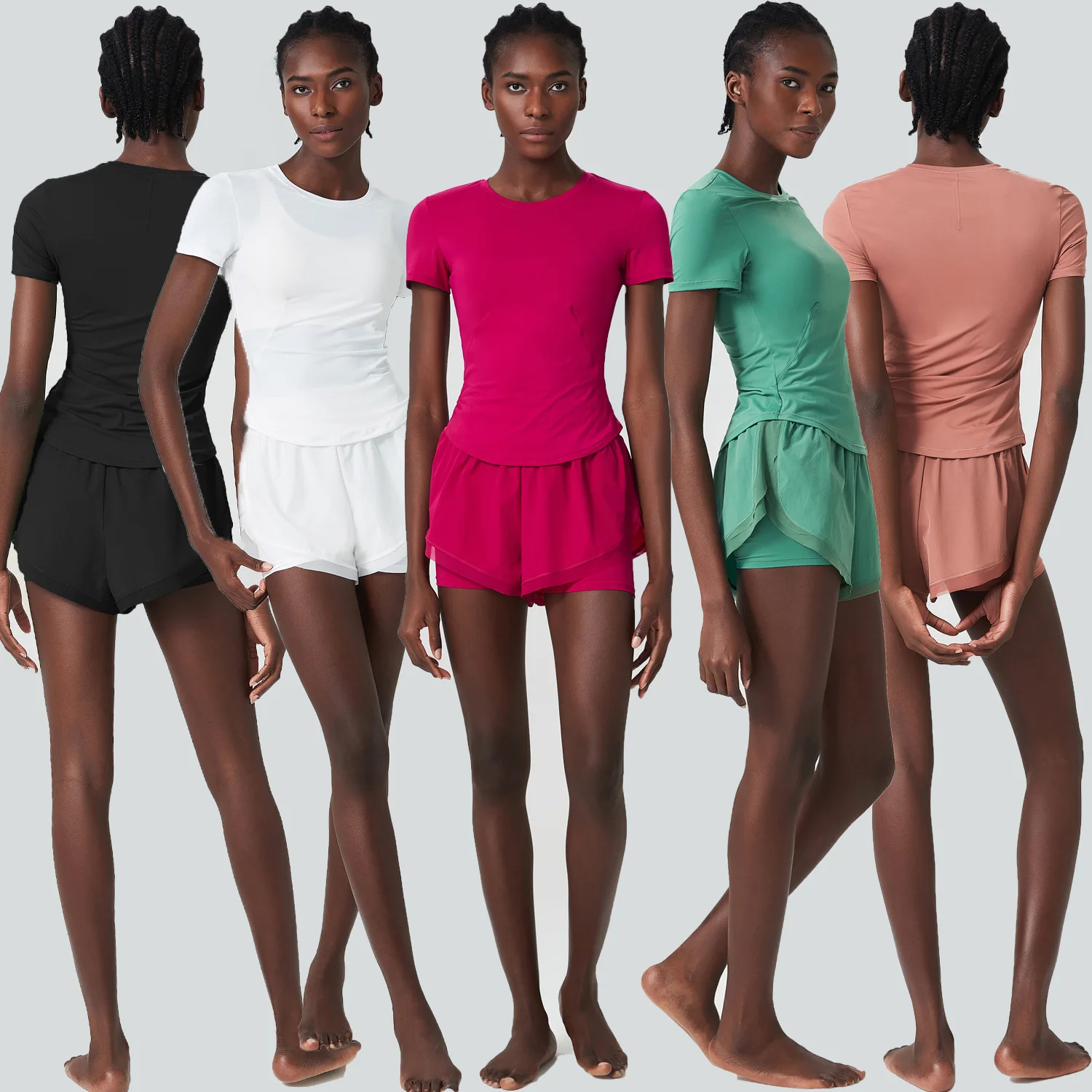 Maxdutti Ice Skin Summer Sportswear Set, Quick Drying Two-piece Set, Fitness Yoga Suit Set
Maxdutti Ice Skin Summer Sportswear Set, Quick Drying Two-piece Set, Fitness Yoga Suit Set