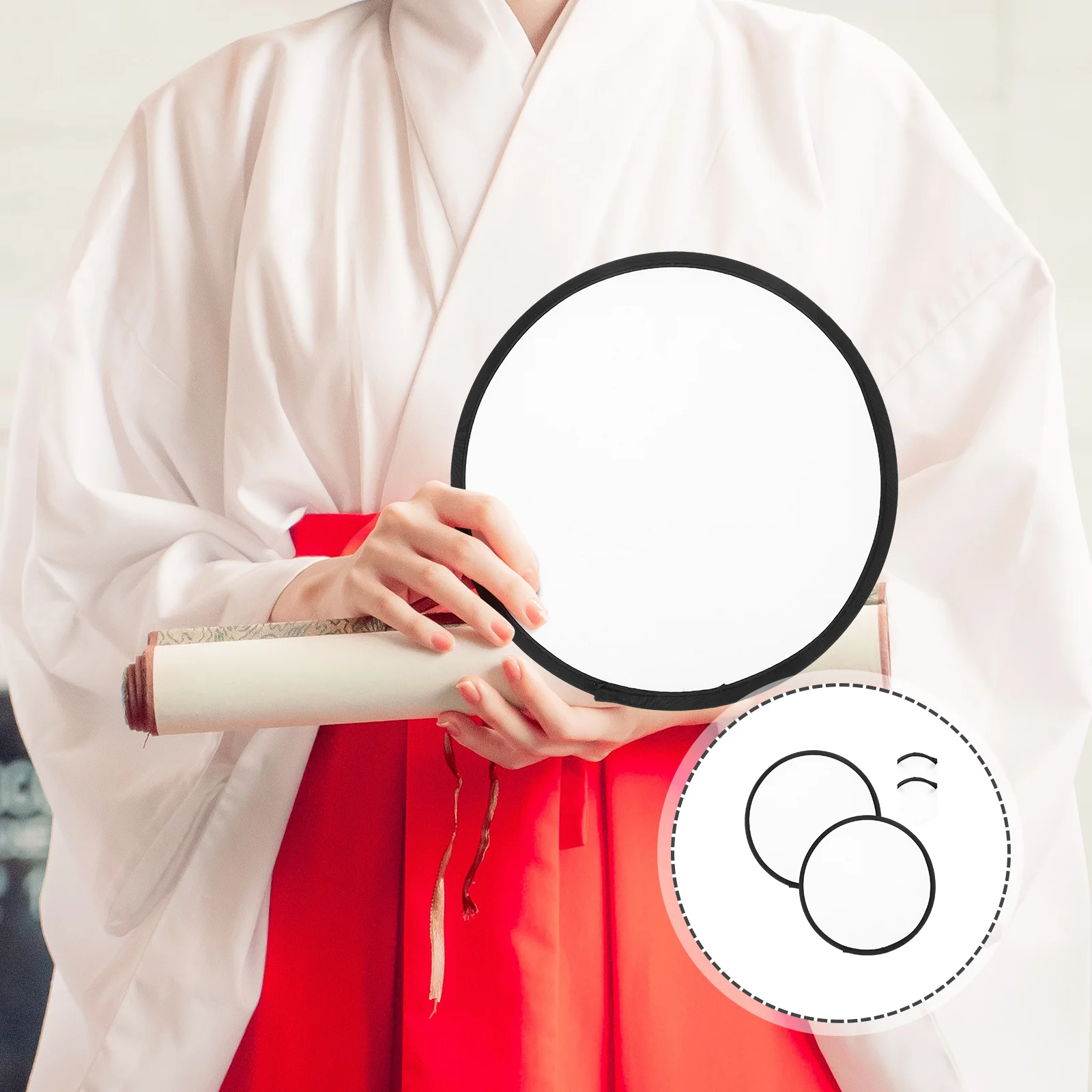 2Pcs Foldable Circular Fan Elegant Hand Fan for Summer Party Concert Theater Collection Photo Props Dancing Folding Hand Fans
2Pcs Foldable Circular Fan Elegant Hand Fan for Summer Party Concert Theater Collection Photo Props Dancing Folding Hand Fans