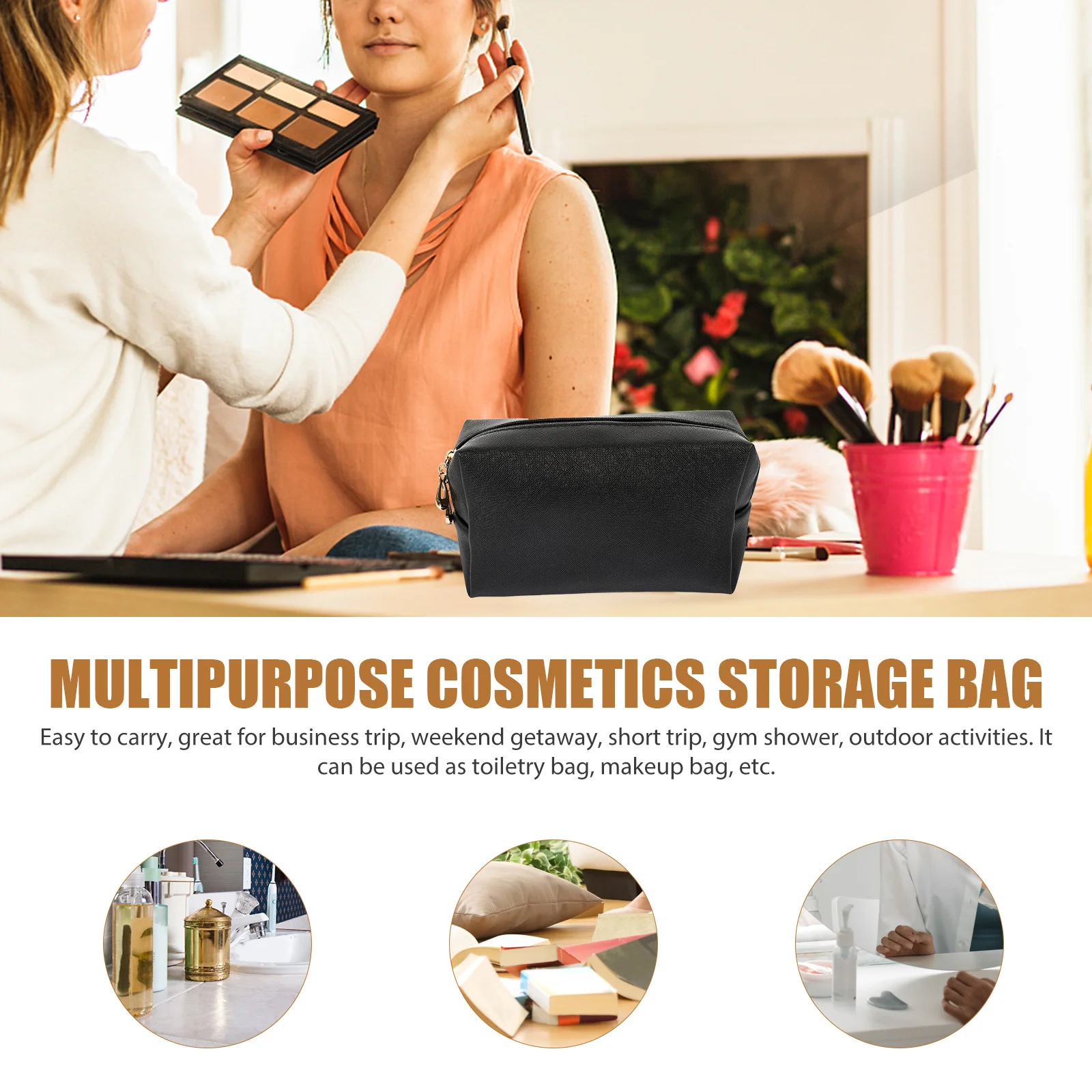 Makeup Organizer Bag Portable Waterproof Cosmetics Storage Pouch Travel Toiletry Organizer Makeup Pouch Zipper Holder
Makeup Organizer Bag Portable Waterproof Cosmetics Storage Pouch Travel Toiletry Organizer Makeup Pouch Zipper Holder