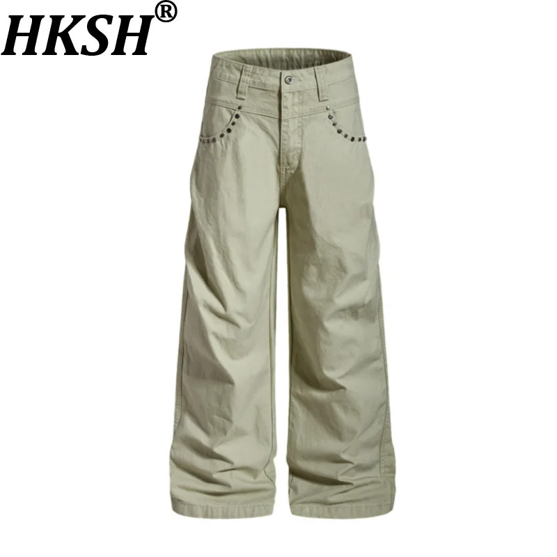 HKSH Spring Autumn New Men American Vintage Washed Safari Style Rivet Design Trendy High Street Casual Chic Cargo Pants HK18740
HKSH Spring Autumn New Men American Vintage Washed Safari Style Rivet Design Trendy High Street Casual Chic Cargo Pants HK18740