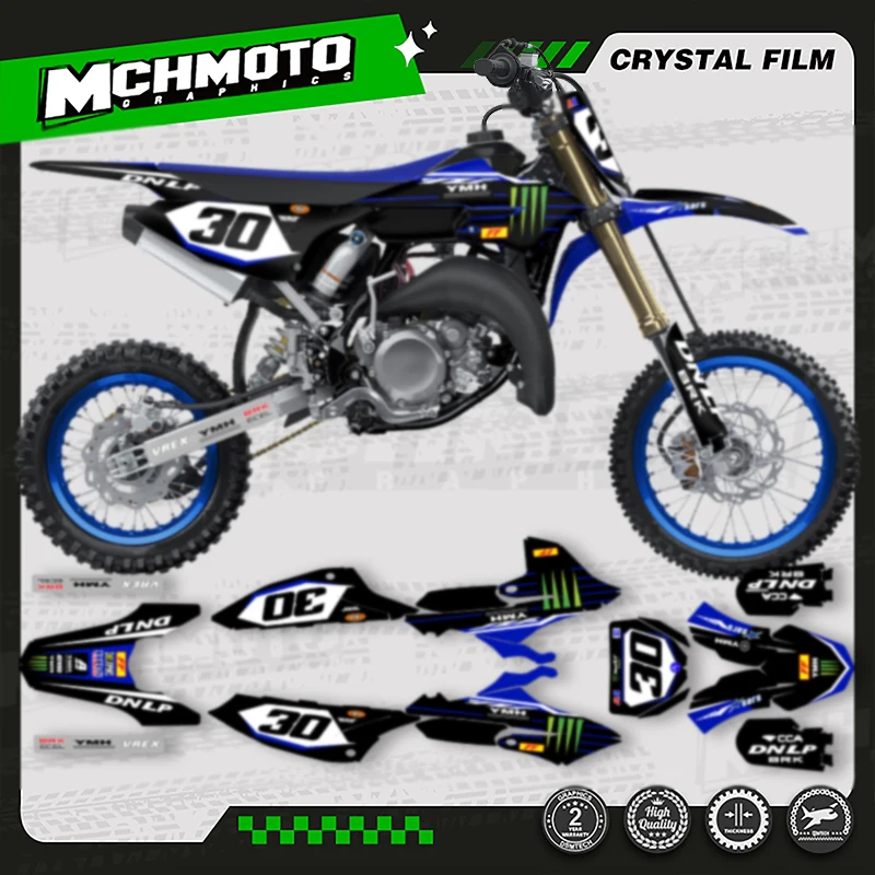 MCHMFG для YAMAHA YZ65 2018 2019 2020 2021 2022 2023 мотоциклетная графика фоновая наклейка набор наклеек номер имя на заказ
MCHMFG для YAMAHA YZ65 2018 2019 2020 2021 2022 2023 мотоциклетная графика фоновая наклейка набор наклеек номер имя на заказ