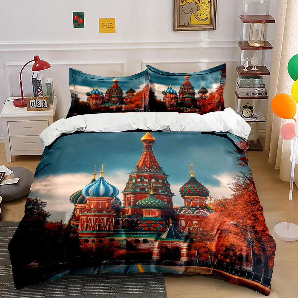 "Russian Landmark Autumn Decor Set" Multiple sizes kid's and adults' bedroom Exquisite 3PC bedding set, gift
"Russian Landmark Autumn Decor Set" Multiple sizes kid's and adults' bedroom Exquisite 3PC bedding set, gift