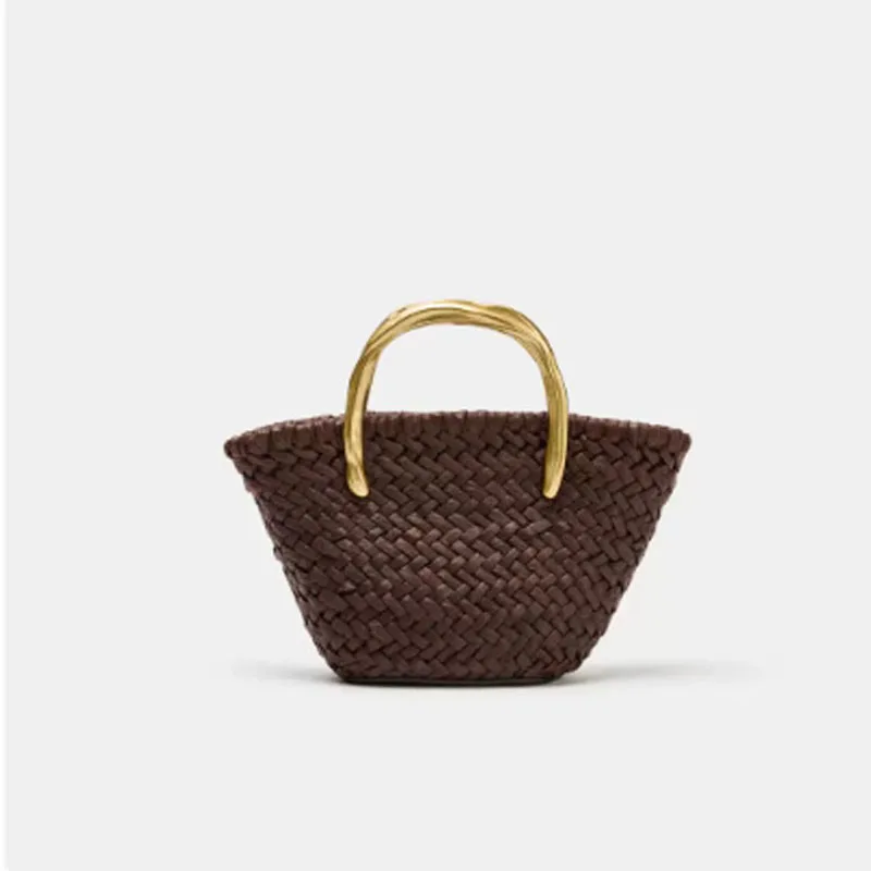Luxury Designer Handbags And Purses Straw Beach Bags For Women New In Papyrus Weaving Metal Top Handle Chain Strap Shoulder
Luxury Designer Handbags And Purses Straw Beach Bags For Women New In Papyrus Weaving Metal Top Handle Chain Strap Shoulder