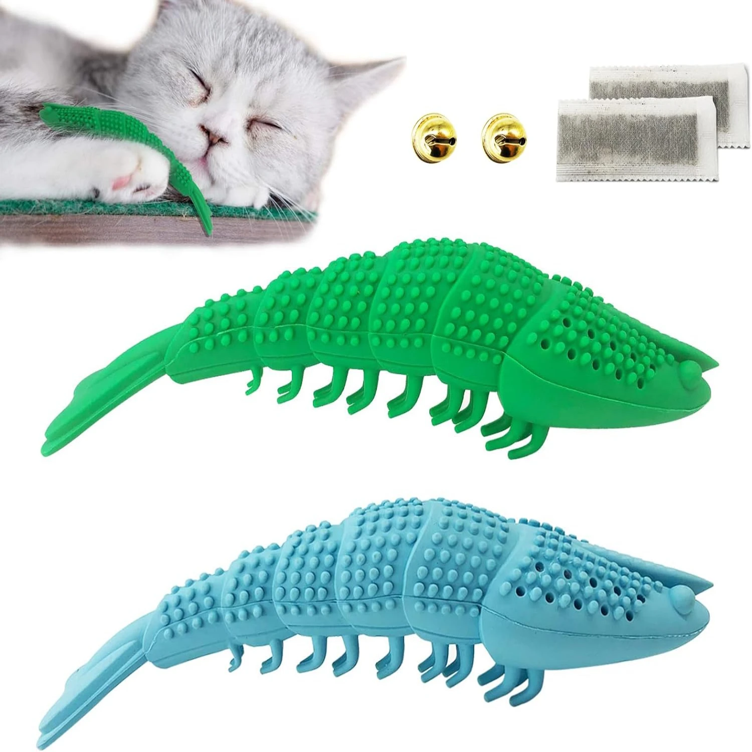 Fun and Safe Interactive Catnip Toothbrush Toy for Dental Care - Resistant Crayfish Shape Cat Toys - Perfect for Playful Pet Kit
Fun and Safe Interactive Catnip Toothbrush Toy for Dental Care - Resistant Crayfish Shape Cat Toys - Perfect for Playful Pet Kit