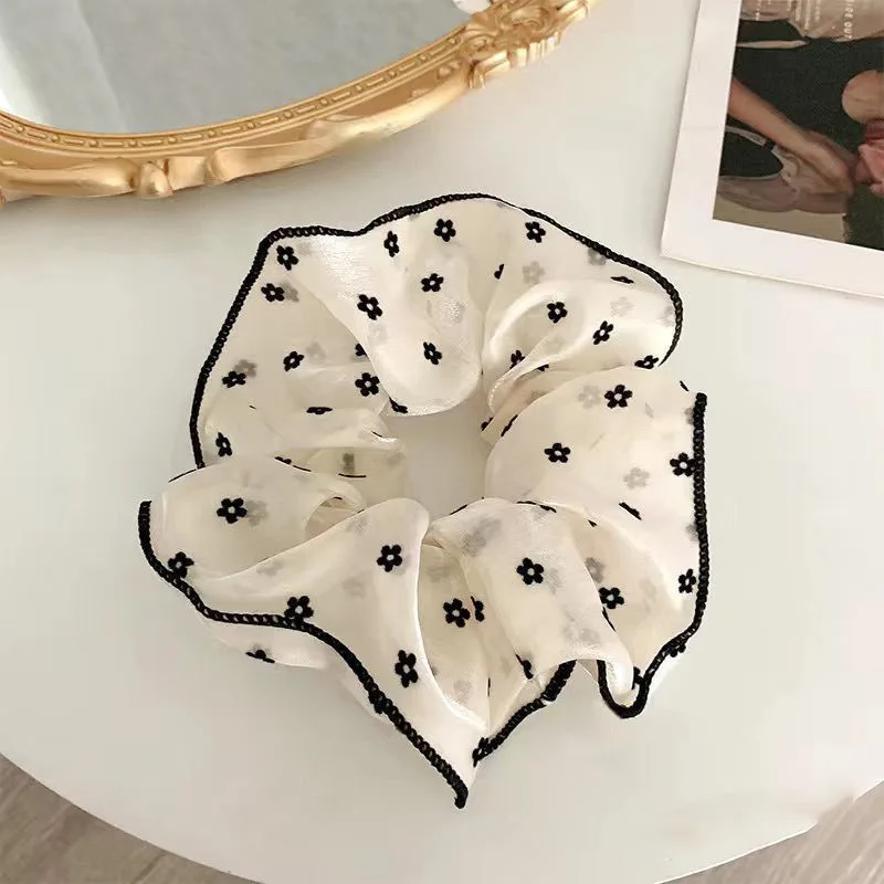Girl's Scrunchies Korea Large Organza Dot Heart Flower Hair Bands Chiffon Ponytail Holder Hair Rope Tie Women Elastic Hair
Girl's Scrunchies Korea Large Organza Dot Heart Flower Hair Bands Chiffon Ponytail Holder Hair Rope Tie Women Elastic Hair