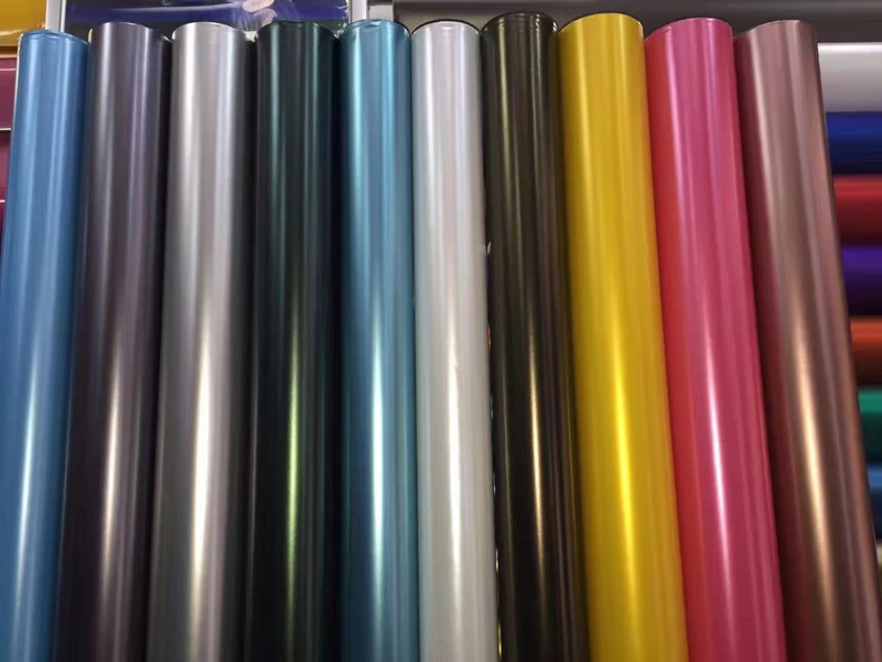 High Quality Chrome Matte Metallic Satin Vinyl Car Wrap Roll Air Release DIY Decal Wrapping Adhesive Multicolor
High Quality Chrome Matte Metallic Satin Vinyl Car Wrap Roll Air Release DIY Decal Wrapping Adhesive Multicolor