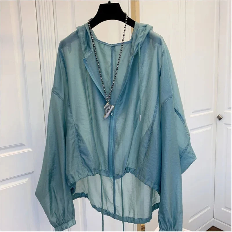 Lightweight Solid Women Coats Summer Vintage 2022 Loose Hooded Batwing Sleeved Casual All Match Female Outwear Top Quality
Lightweight Solid Women Coats Summer Vintage 2022 Loose Hooded Batwing Sleeved Casual All Match Female Outwear Top Quality