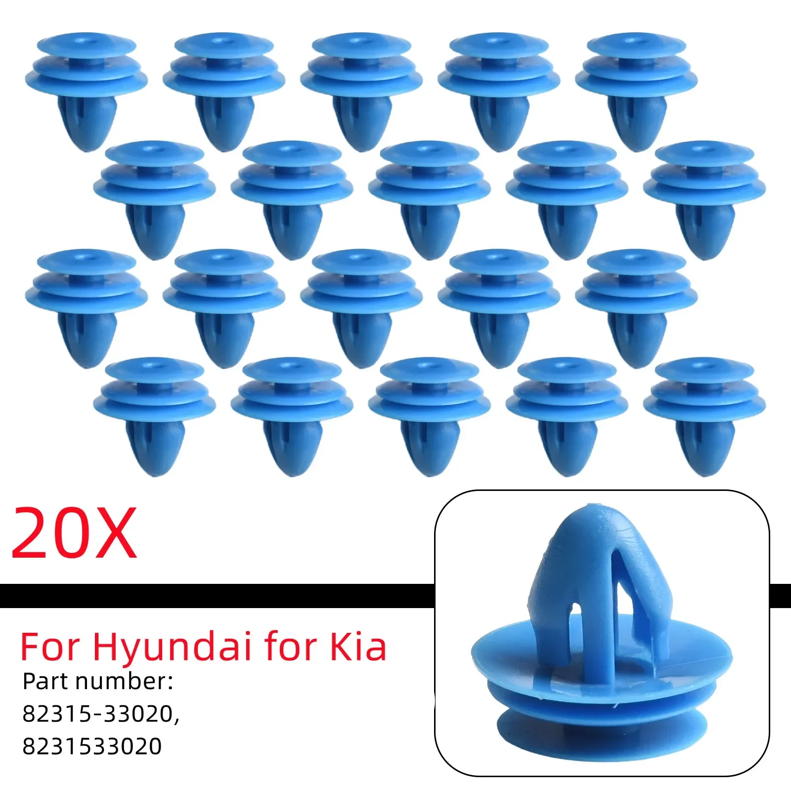 20pcs Plastic Car Trim Clips Fastener Door Trim Panel For Hyundai For Kia 82315-33020 Car Door Panel Buckle D28 Car Accessories
20pcs Plastic Car Trim Clips Fastener Door Trim Panel For Hyundai For Kia 82315-33020 Car Door Panel Buckle D28 Car Accessories