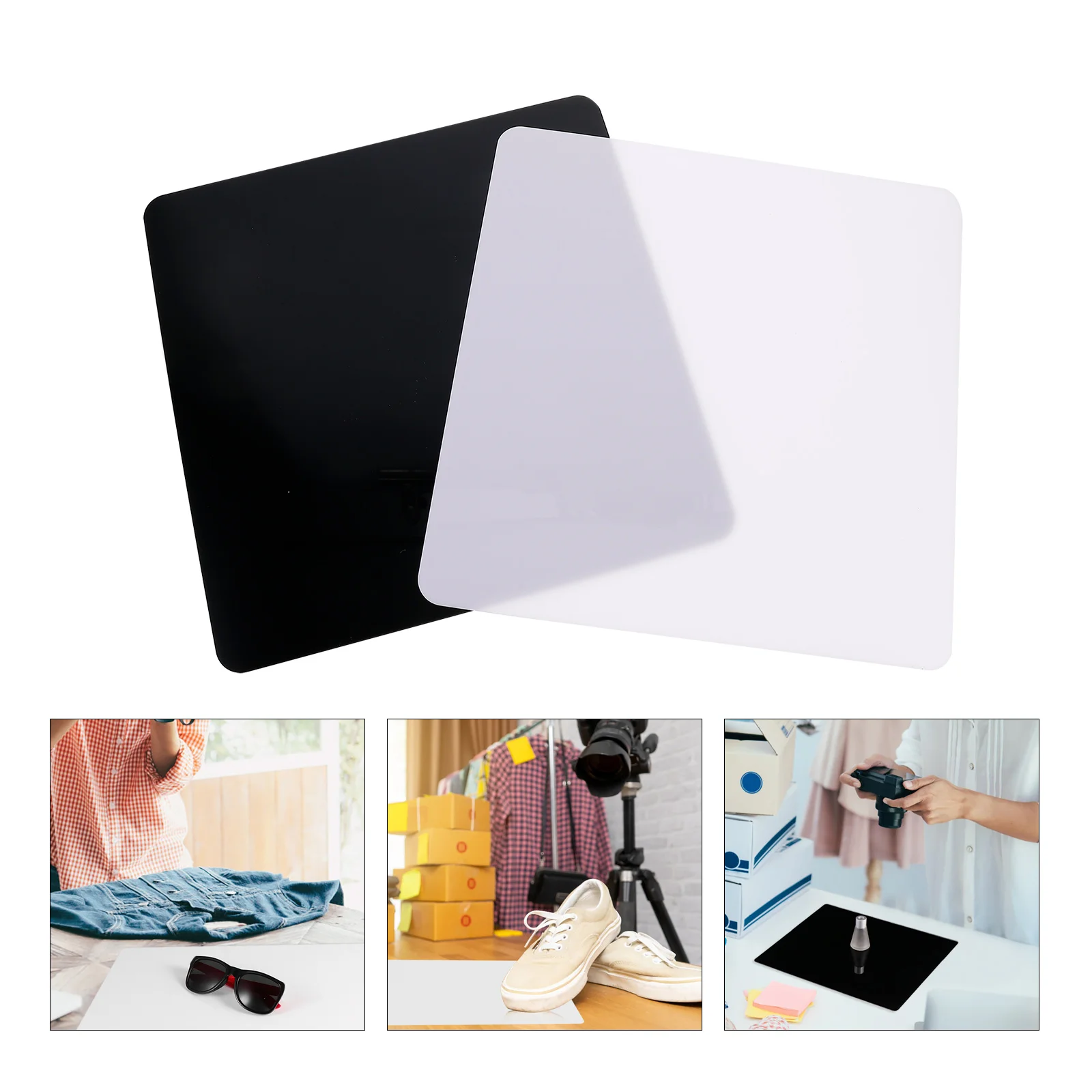 2pcs Acrylic Mirror Board Photo Props Jewelry Shooting Background Acrylic Reflection Board Mirror Studio Accessories
2pcs Acrylic Mirror Board Photo Props Jewelry Shooting Background Acrylic Reflection Board Mirror Studio Accessories