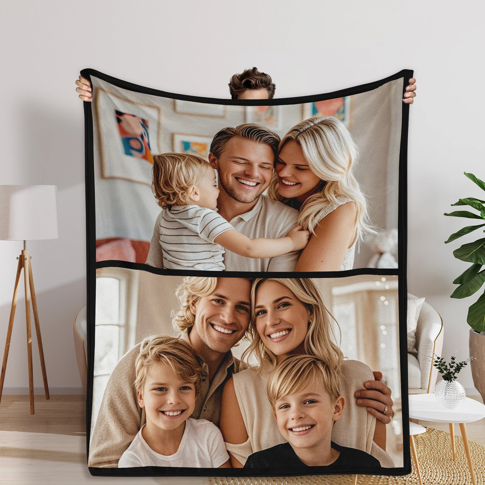 Customized Blankets for Anniversaries Personalized Photo Blanket Flannel Throw Blanket for Daughter Son Birthday Halloween Gift
Customized Blankets for Anniversaries Personalized Photo Blanket Flannel Throw Blanket for Daughter Son Birthday Halloween Gift