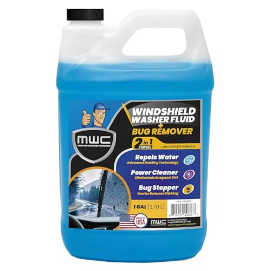 Windshield Washer Fluid, Ready to Use, Removes dirt, Safe for the environment, Removes grime, Streak Free Glass Cleaner, + 32°F
Windshield Washer Fluid, Ready to Use, Removes dirt, Safe for the environment, Removes grime, Streak Free Glass Cleaner, + 32°F