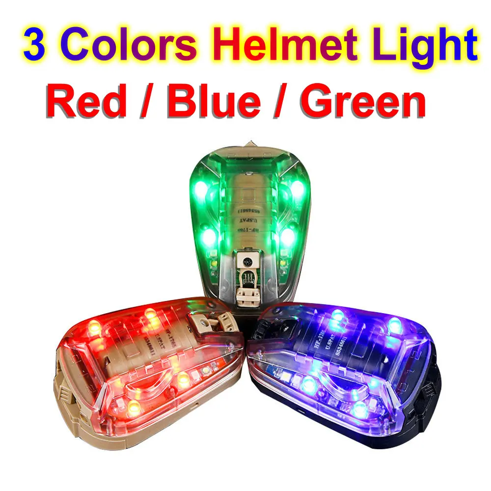 Night Cycling Tactical Helmet Light Strobe Outdoor Hiking Hunting Survival Safety Signal Flash LAMP Sport Helmet Ladybird Light
Night Cycling Tactical Helmet Light Strobe Outdoor Hiking Hunting Survival Safety Signal Flash LAMP Sport Helmet Ladybird Light
