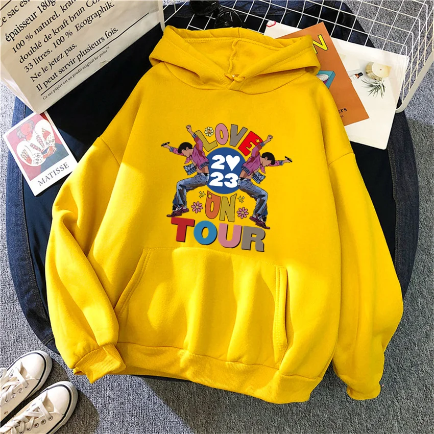 Love on Tour 2023 Concert Harajuku Hip Hop Oversized Women Hoodies Unisex Y2k Clothes Hooded Sweatshirts Streetwear Men Hoodie
Love on Tour 2023 Concert Harajuku Hip Hop Oversized Women Hoodies Unisex Y2k Clothes Hooded Sweatshirts Streetwear Men Hoodie