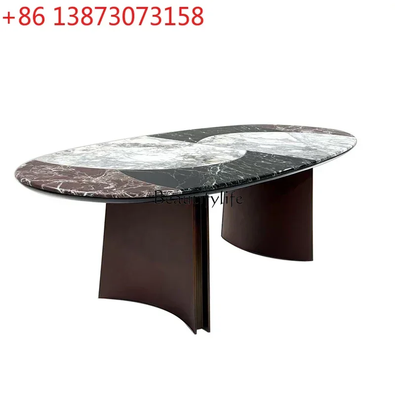 Luxury stone dining table dining chair natural marble oval dining table high-end customization
Luxury stone dining table dining chair natural marble oval dining table high-end customization