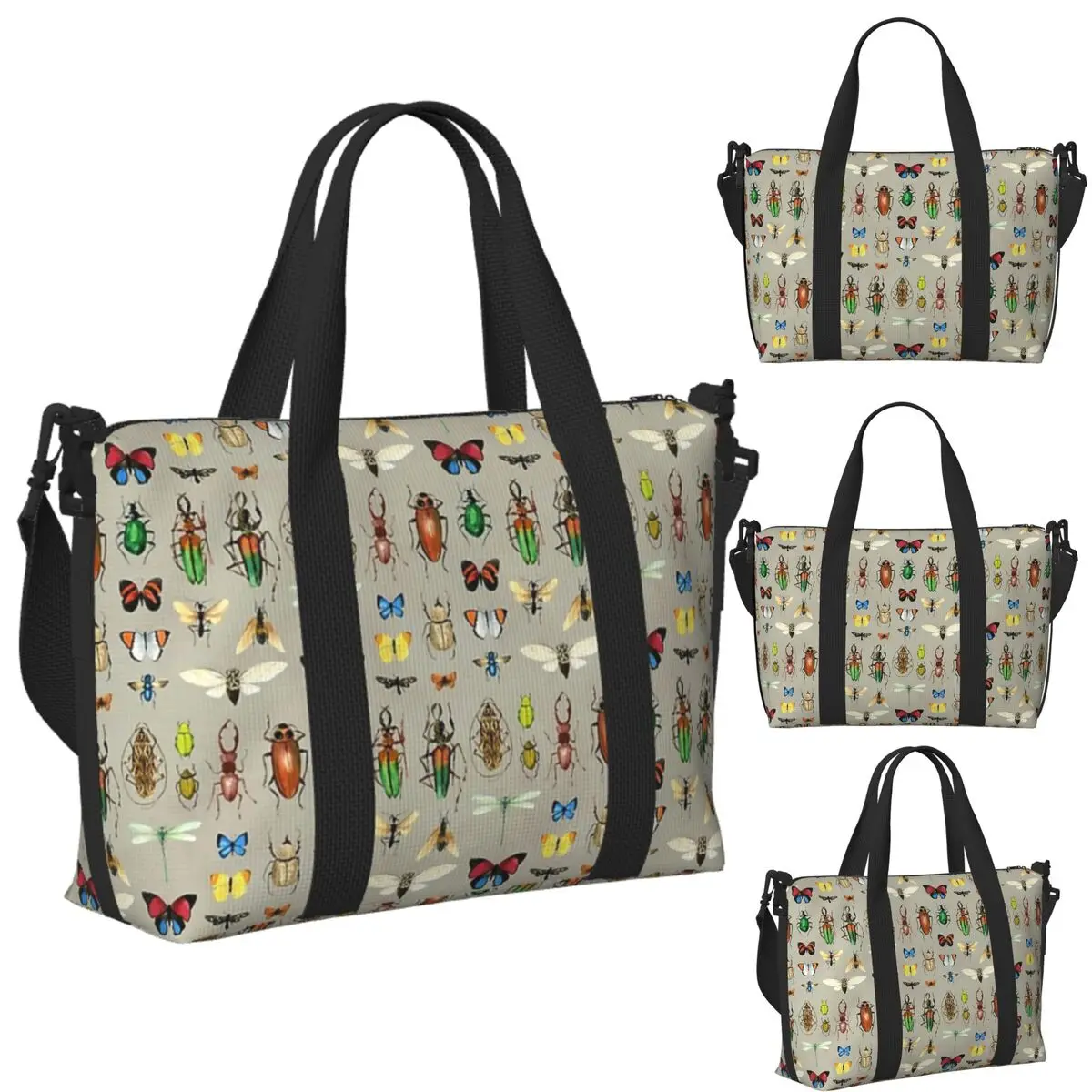 The Usual Suspects - Insects On Grey Beach Travel Bag Large Capacity Tote Bags for Gym Sport Women Shopping Duffle Shoulder Bag
The Usual Suspects - Insects On Grey Beach Travel Bag Large Capacity Tote Bags for Gym Sport Women Shopping Duffle Shoulder Bag