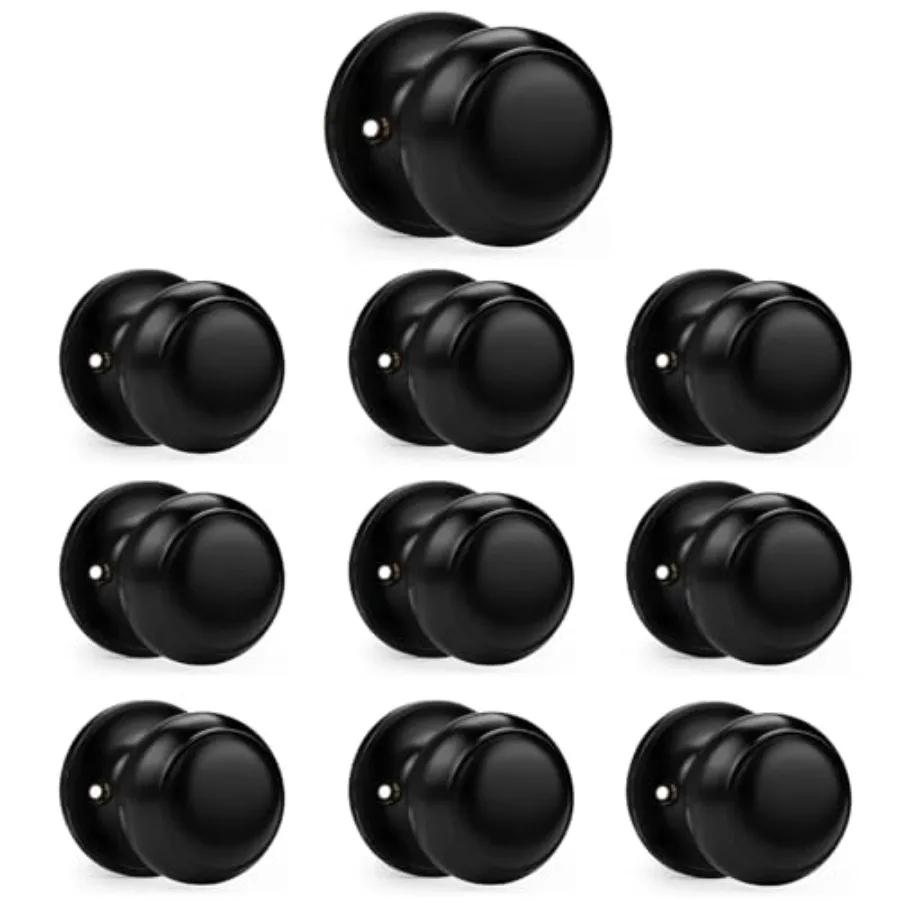 Door Knobs, Flat Ball Interior Half Dummy Doorknobs, Keyless Door Handles for Storeroom Hallway, Inactive Non Turning, 0
Door Knobs, Flat Ball Interior Half Dummy Doorknobs, Keyless Door Handles for Storeroom Hallway, Inactive Non Turning, 0