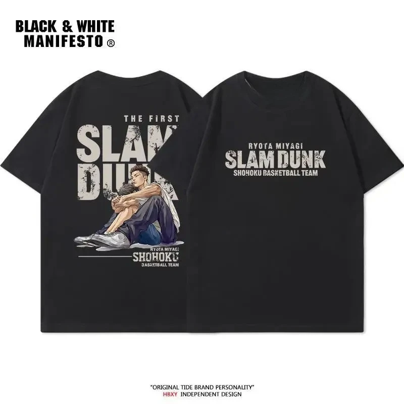 2025 Summer Miyagi Yoshida's Short-sleevedT-shirtswithmale Printed Cotton Casual Wear From TheJapaneseanimatedseriesSLAM DUNK
2025 Summer Miyagi Yoshida's Short-sleevedT-shirtswithmale Printed Cotton Casual Wear From TheJapaneseanimatedseriesSLAM DUNK